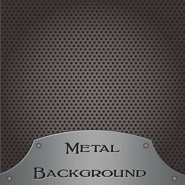 Metallhintergrund — Stockvektor
