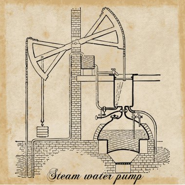 Water pump clipart