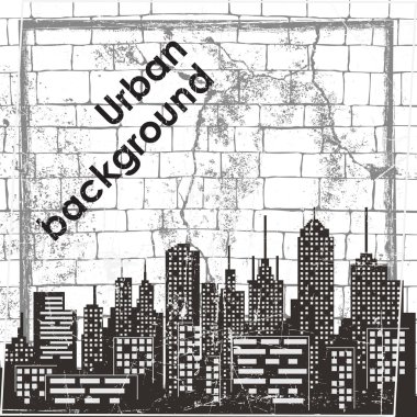 Urban background clipart