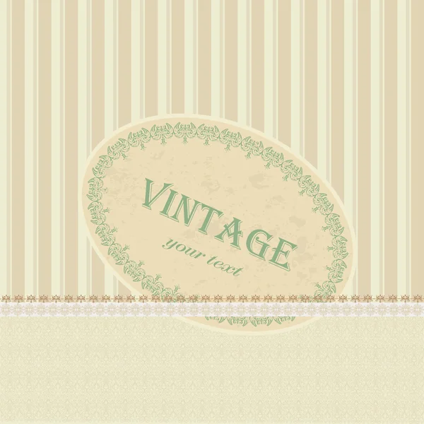 Banner Vintage — Vector de stock