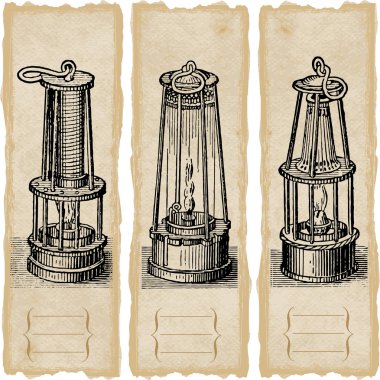 Safety lamps clipart