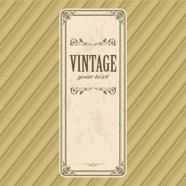 Vintage Banner — Stock vektor