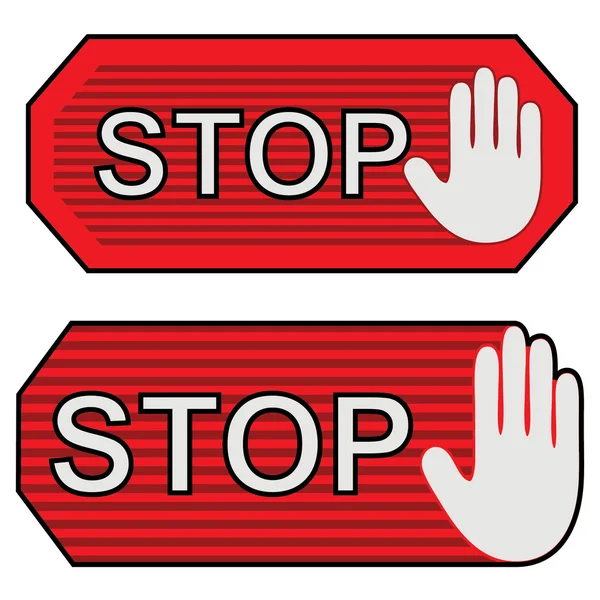 Hand-stop — Stockvector