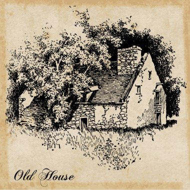 Old house clipart