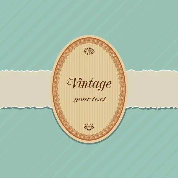 Etiqueta Vintage — Archivo Imágenes Vectoriales