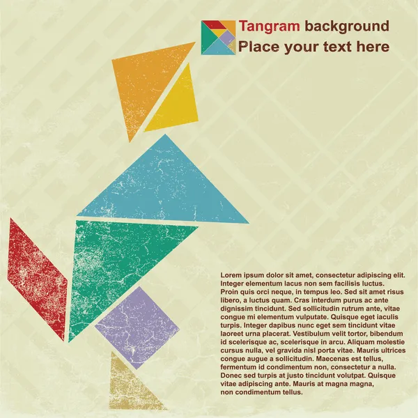 Tangram — Stock Vector