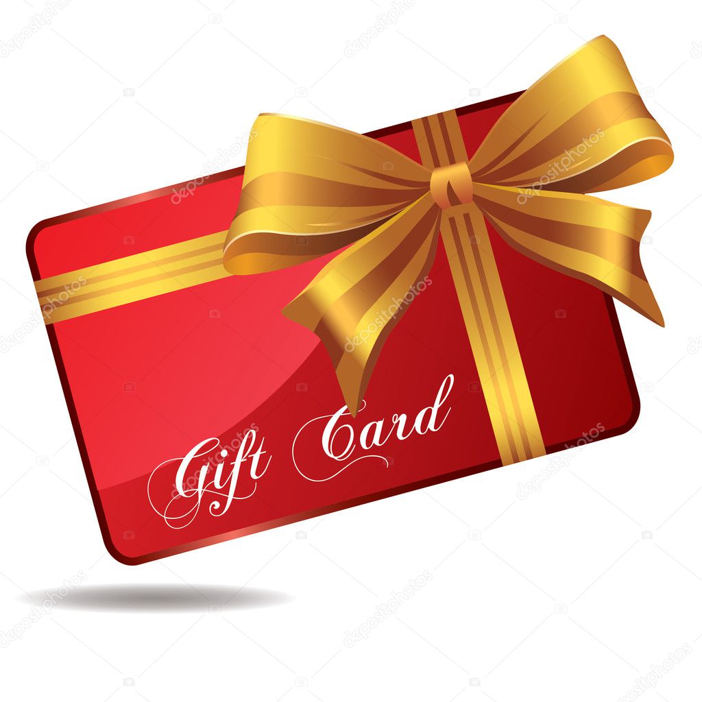 Red gift card
