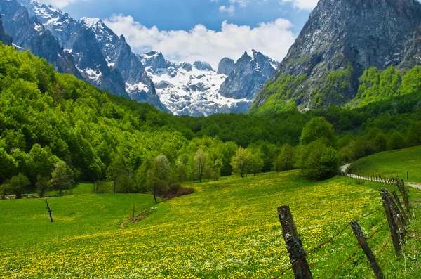 Prokletije Gebirge, montenegro — Stockfoto