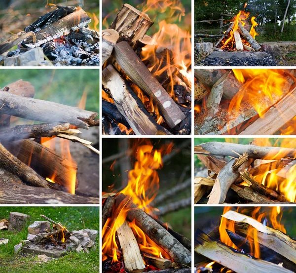 Campfire Royalty Free Stock Photos