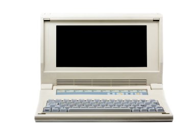 Old laptop clipart