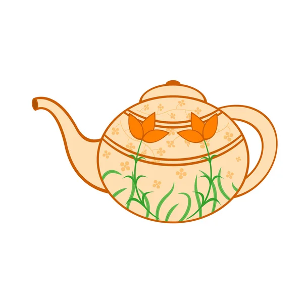 Индийский чайник — стоковый вектор