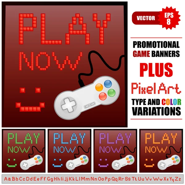 Game banners — Stock Vector