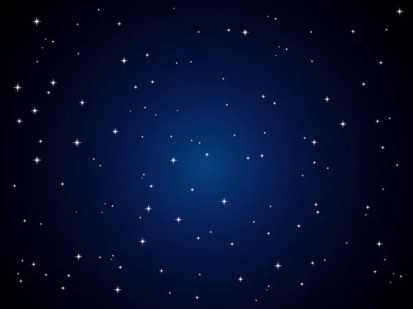 Noční nebe se spoustou hvězd — Stockový vektor