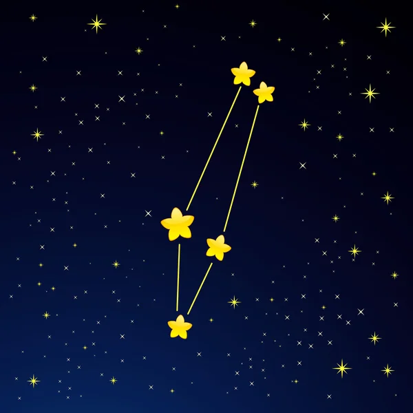Constellation Caméléon — Image vectorielle