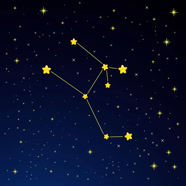 Stjärnbilden pegasus — Stock vektor