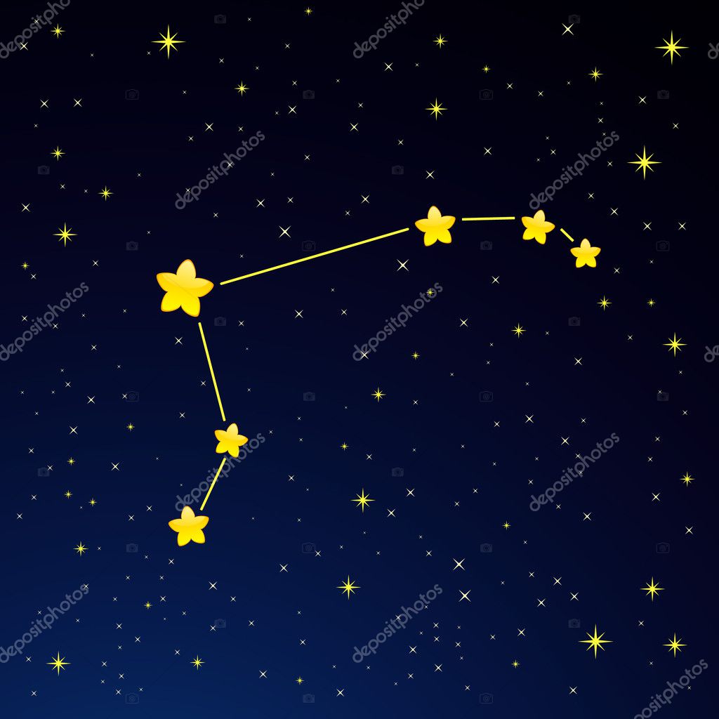 Constellation Aries — Stock Vector © Roman_Volkov #6586595