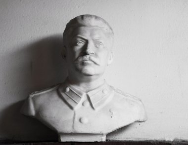 Stalin's sculpture portrait clipart