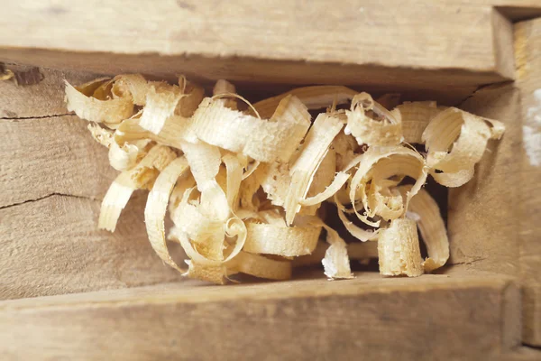 Wooden chips — Stok fotoğraf