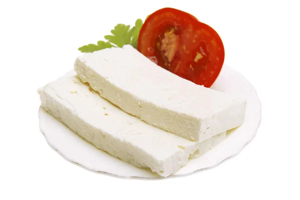 原始保加利亚奶酪 — 图库照片