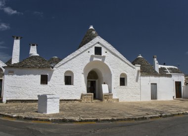 Trullo (geleneksel ev), alberobello, puglia, İtalya