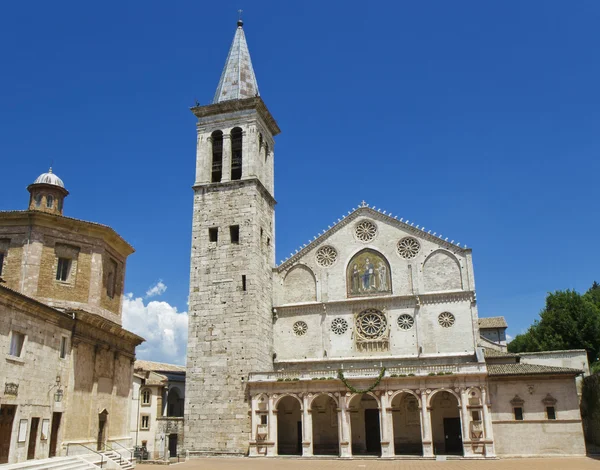 Kathedrale von Spoleto, Umbrien, Italien Stockbild