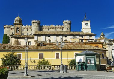 bir görünümü bracciano şehir, lazio, İtalya