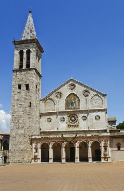 Katedral spoleto, umbria, İtalya