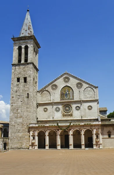 Catedral de Spoleto, Umbría, Italia — Foto de Stock