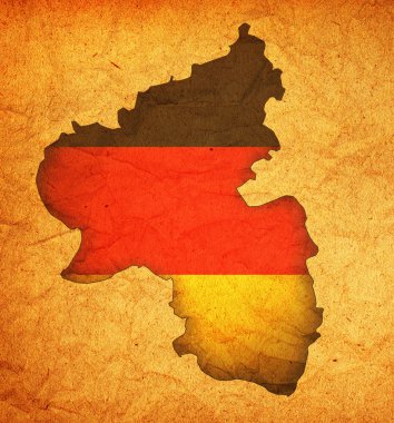 Rheinland Pfalz Bölge Haritası