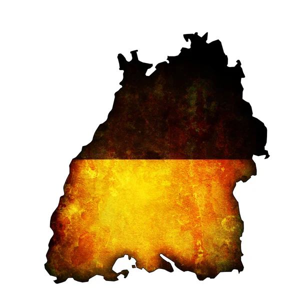 Χάρτης περιοχής Baden — Φωτογραφία Αρχείου