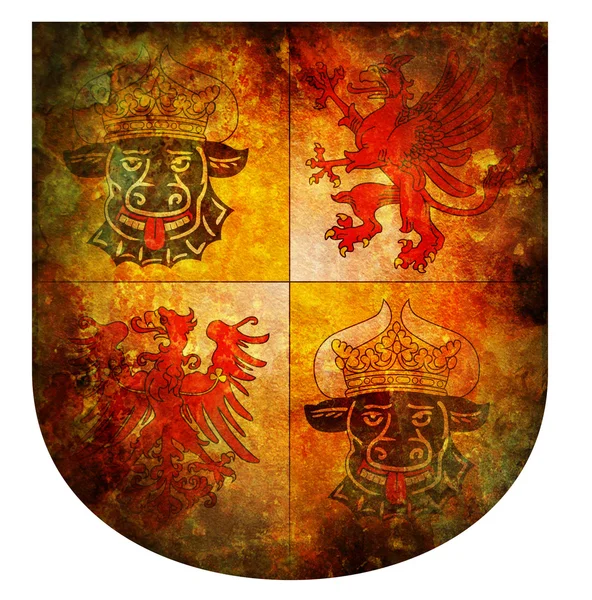 Escudo de brazo de Mecklemburgo —  Fotos de Stock