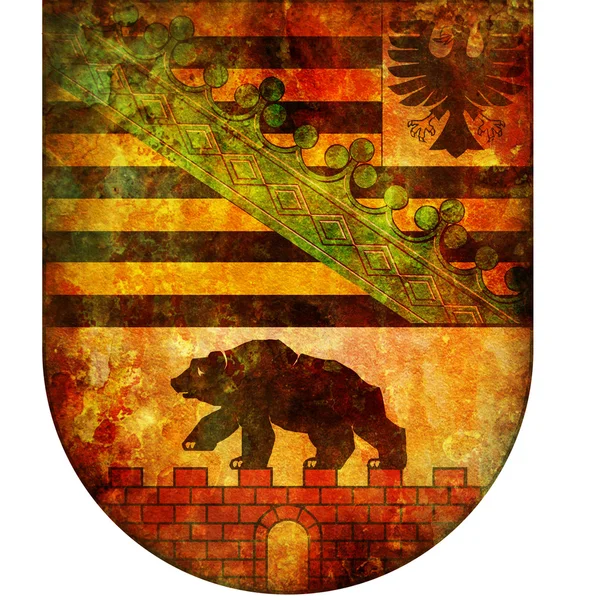 Sajonia anhalt escudo de armas —  Fotos de Stock