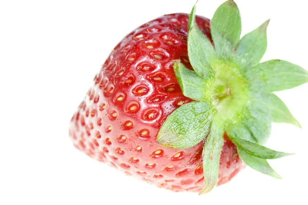 Big strawberry, isolated on white — Stock Photo, Image