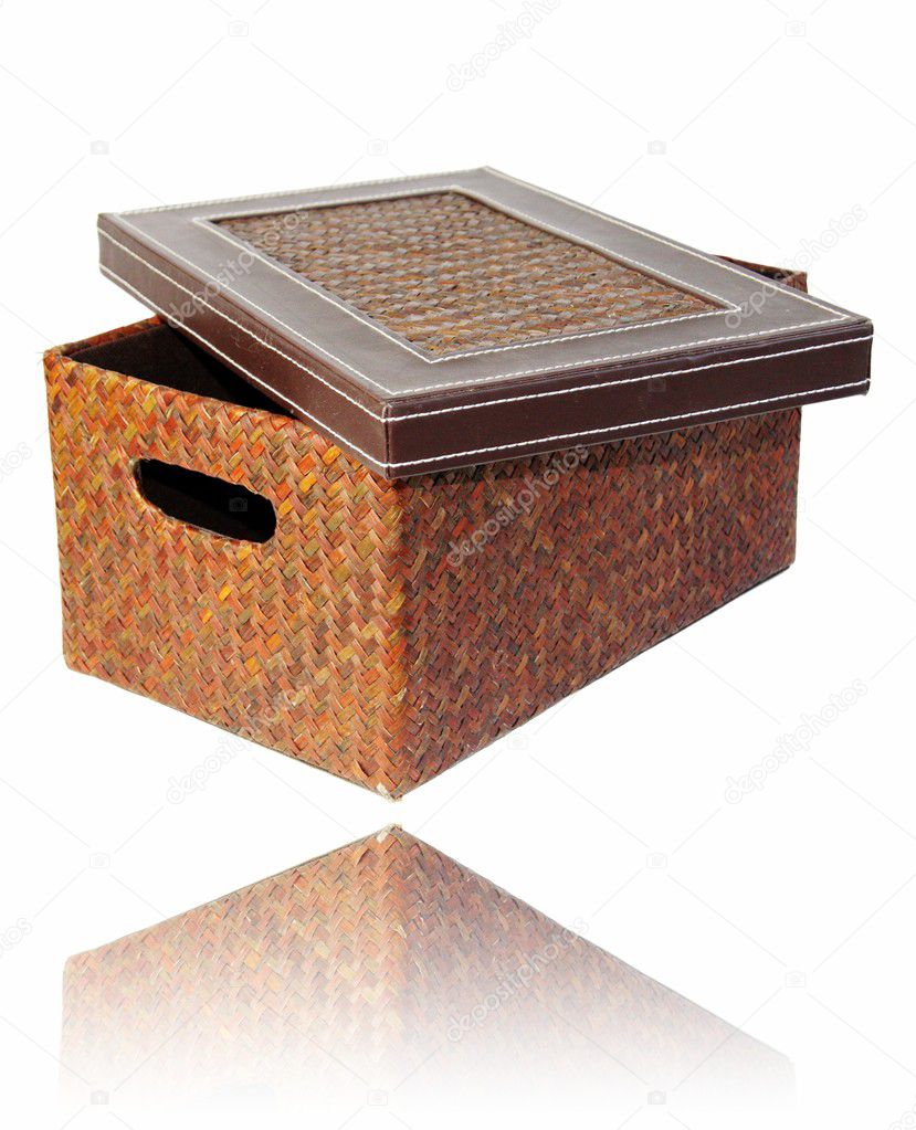 Shoe box with lid and handle