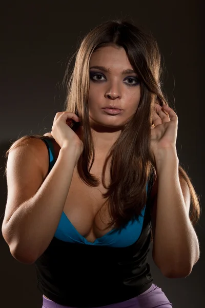 Portré egy fiatal nőről — Stock Fotó