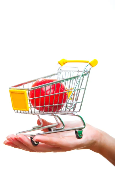 Supermarket cart — Stock Photo, Image