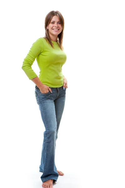 Full length portrait of woman. Royalty Free Stock Photos