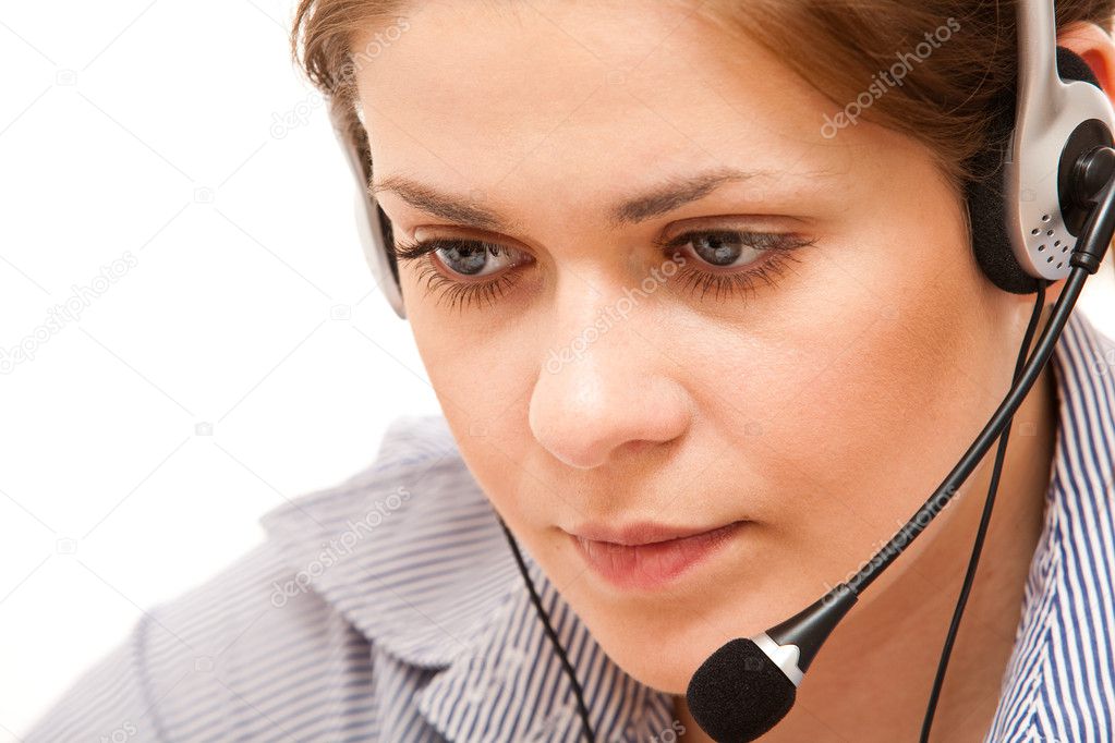 Woman working at office