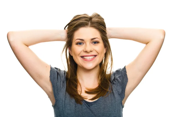 Young happy woman — Stock Photo, Image