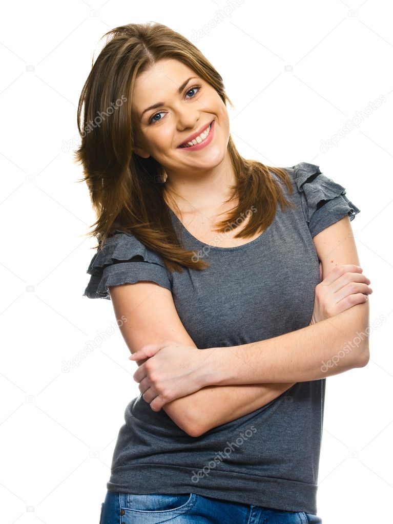 Young happy woman
