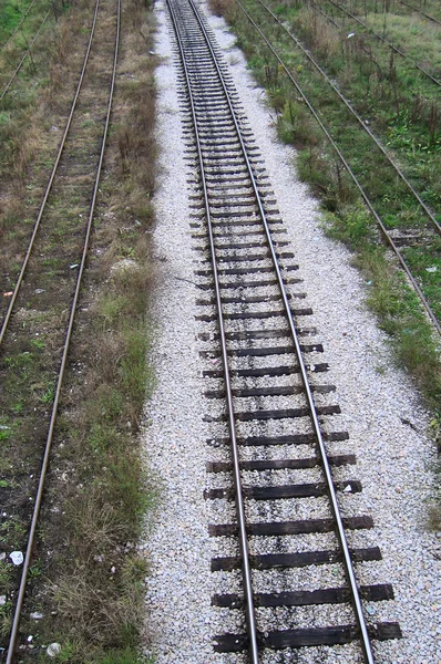 stock image Empty railway