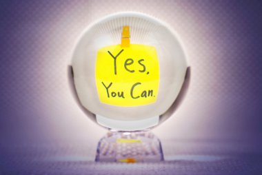 Yes you can in magic crystal ball clipart