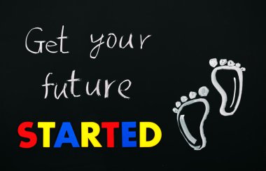 Get your future started clipart