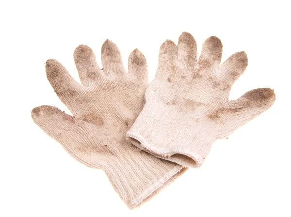 stock image Old working gloves