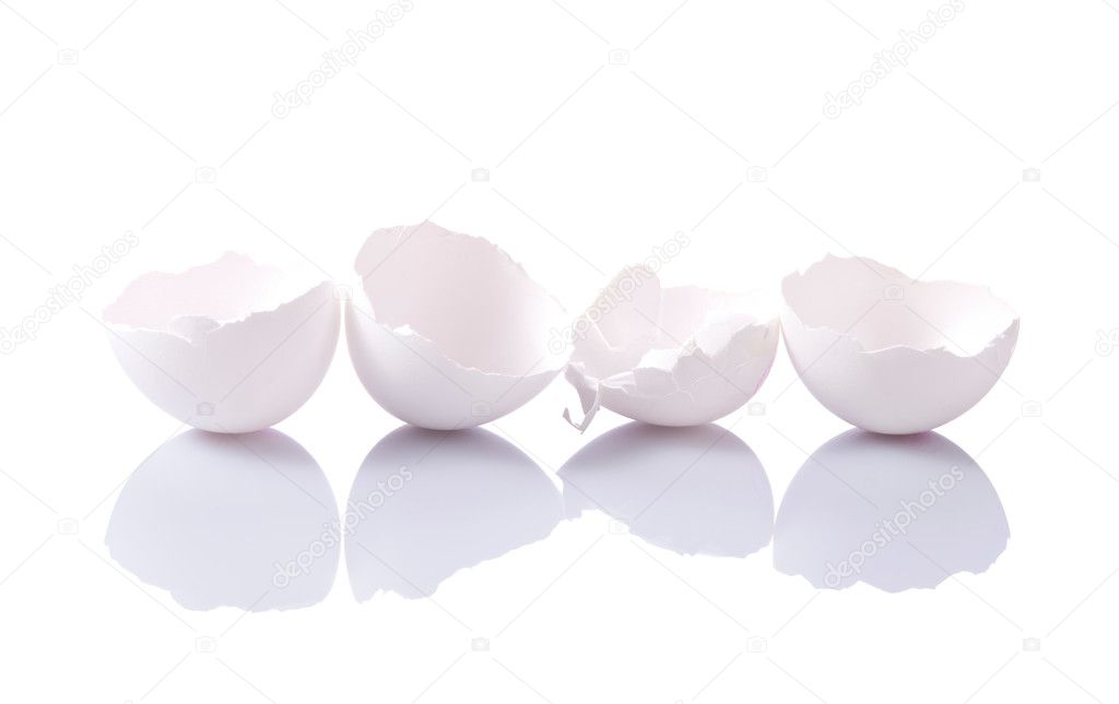 Group of eggshells