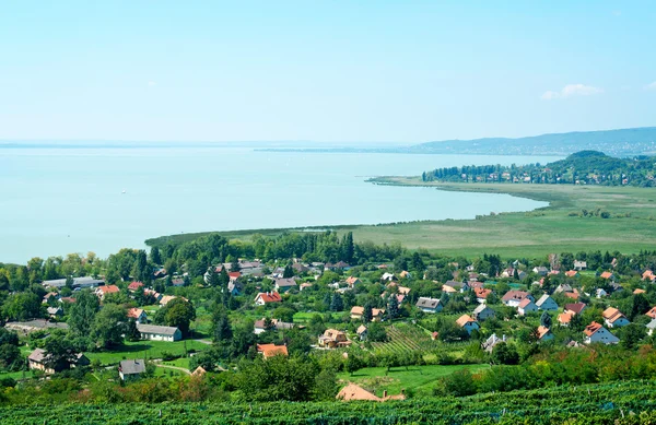 Krajobraz jeziora Balaton, Węgry — Zdjęcie stockowe