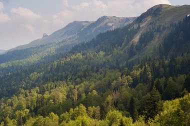 Jahorina dağ manzarası