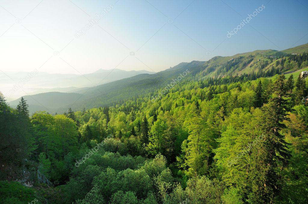 Jahorina Mountain landscape