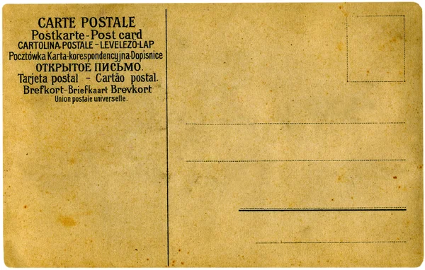 Carte postale Vintage. — Photo