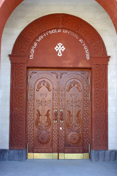 Kostelní dveře — Stock fotografie